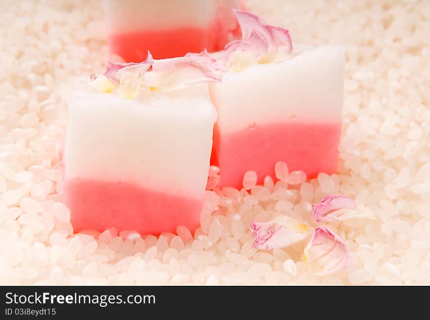 Japanese dessert, Mochi with rose