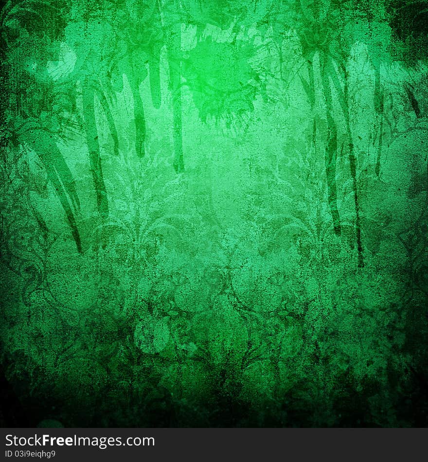 Dirty green grunge background for design. Dirty green grunge background for design