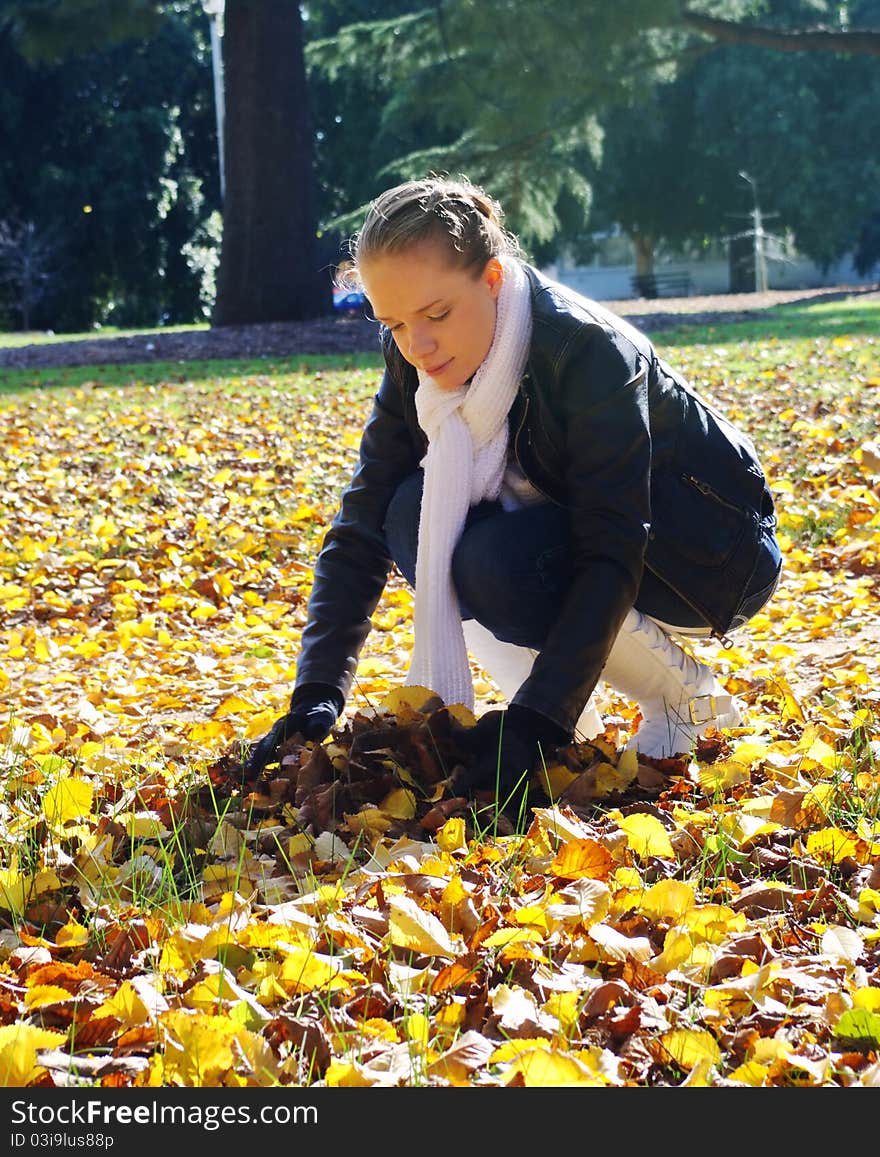 Girl In Park