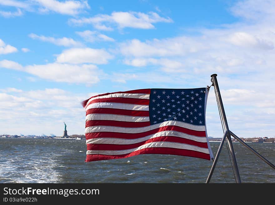 Statue Of Liberty On Stand