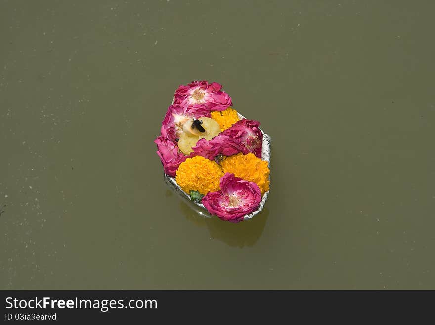 Floating Tray of Flowers