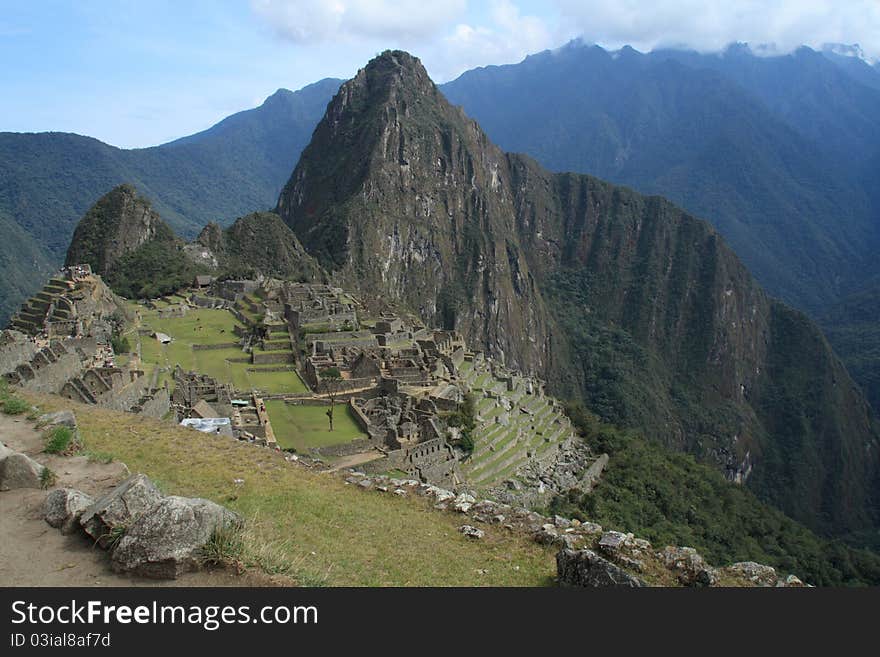 Ancient Incas town which was lost for many centuries and was found in the start of 20 century. Ancient Incas town which was lost for many centuries and was found in the start of 20 century.