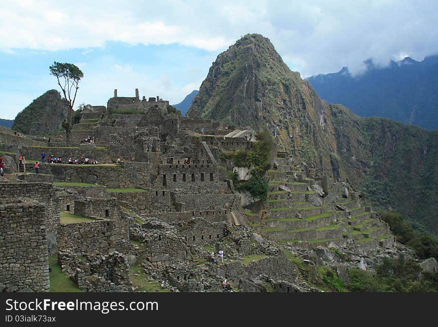 Ancient Incas Machu Picchu town which was lost for many centuries and was found in the start of 20 century. Ancient Incas Machu Picchu town which was lost for many centuries and was found in the start of 20 century.