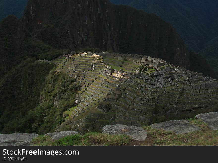 Ancient Incas Machu Picchu town which was lost for many centuries and was found in the start of 20 century. Ancient Incas Machu Picchu town which was lost for many centuries and was found in the start of 20 century.