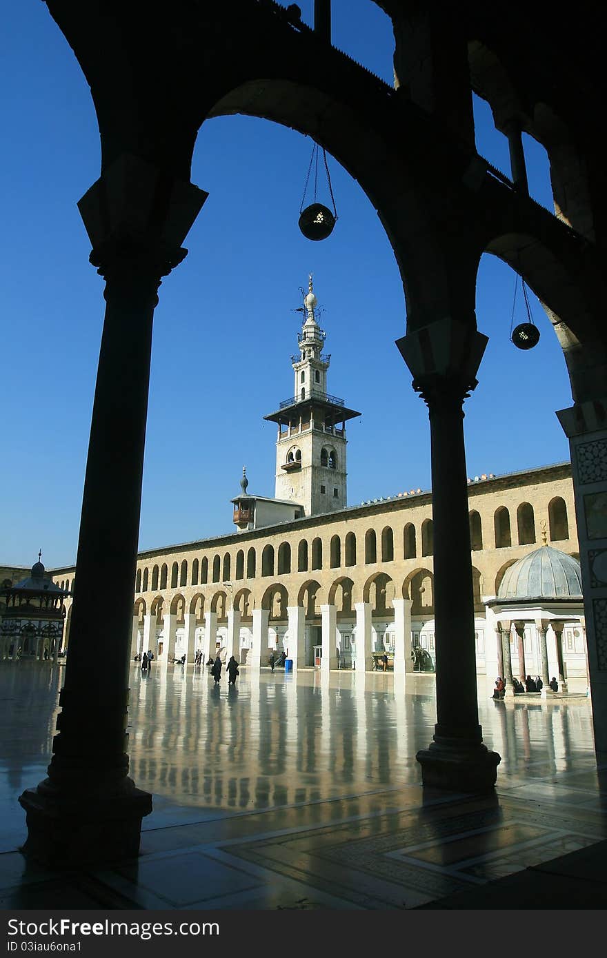 Minaret in the Umayyad Mosque