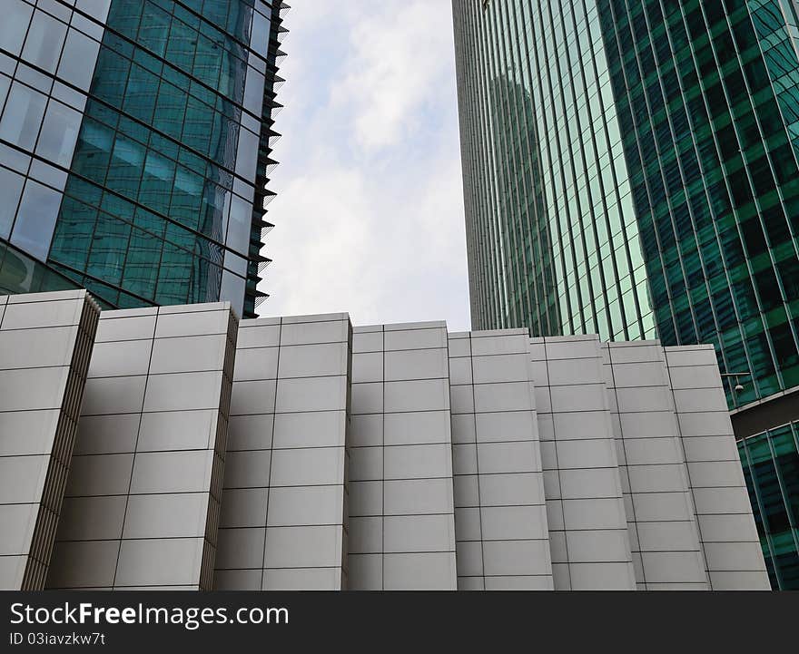 Those are the exterior surfaces of modern buildings. Interesting abstract lines. Those are the exterior surfaces of modern buildings. Interesting abstract lines.