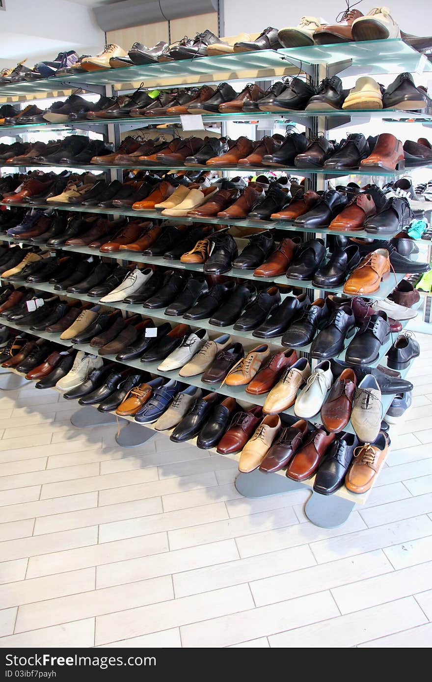 Shoes On Shelves