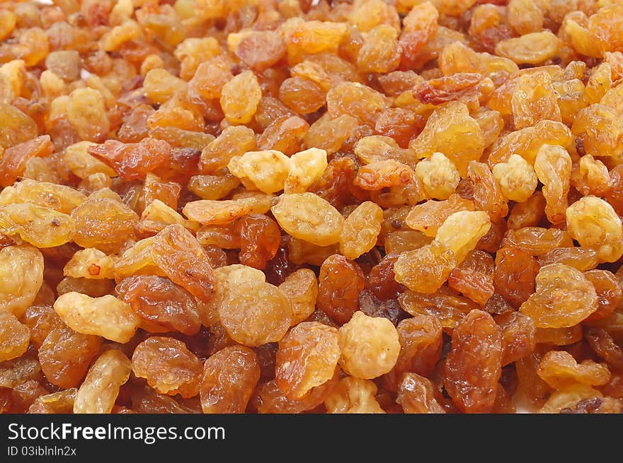 Raisins, dried grapes, close-up. Raisins, dried grapes, close-up