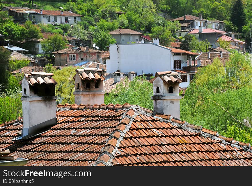 Chimneys And Tiled Roofs