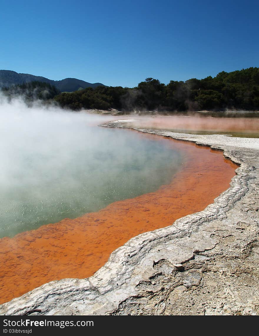 Champagne pool, Waiotapu thermal area, New Zealand