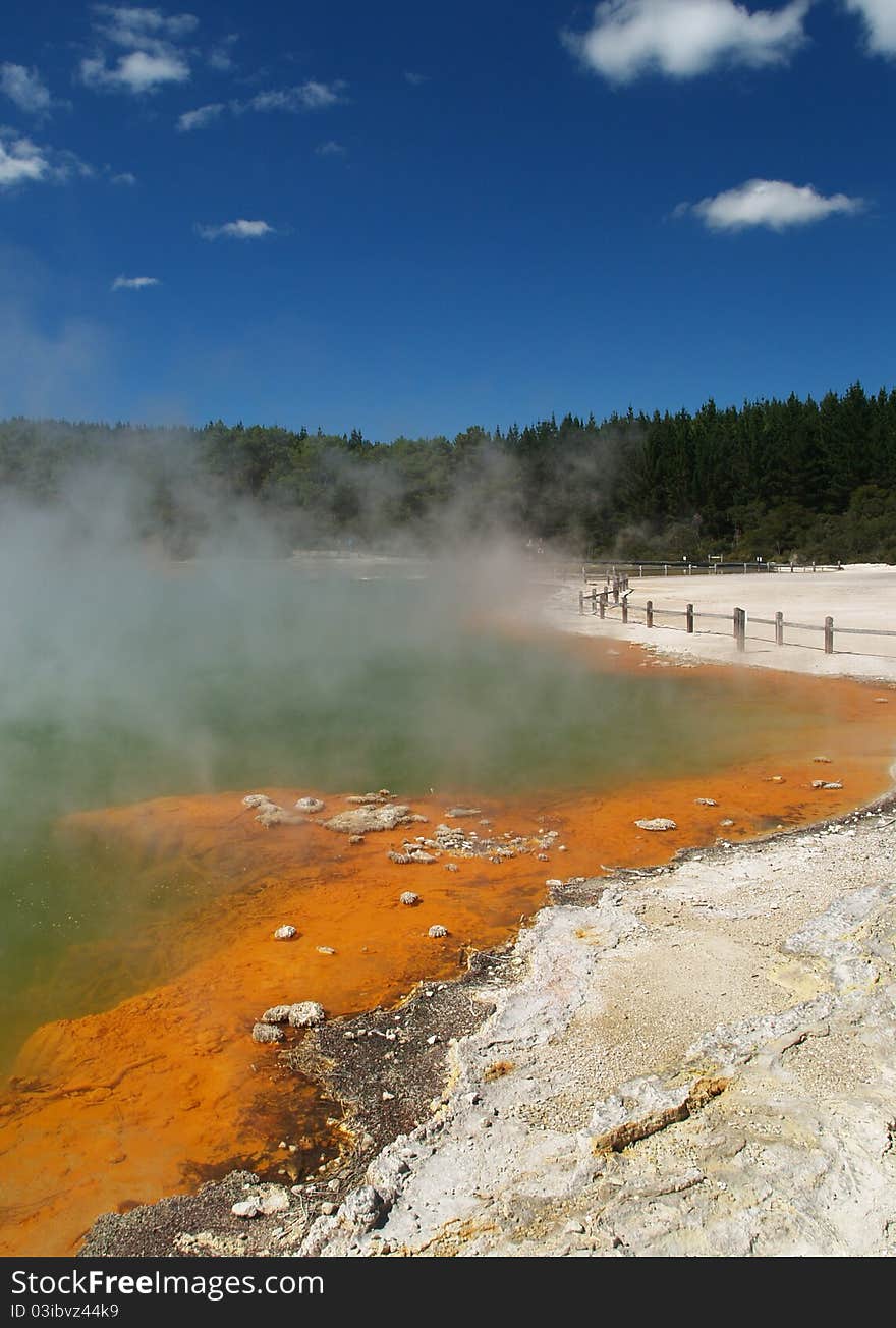 Champagne pool, Waiotapu thermal area, New Zealand