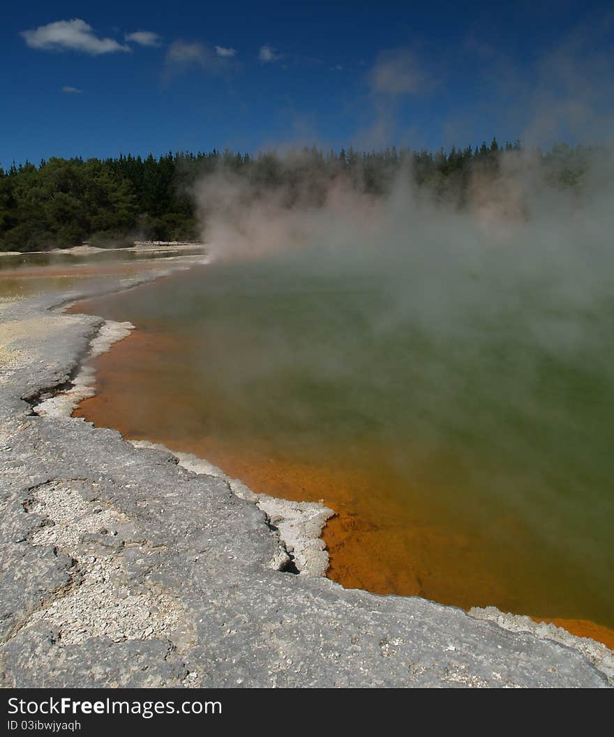 Champagne pool, Waiotapu thermal area, New Zealand