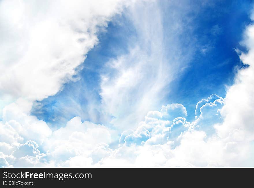 Blue Sky With Clouds