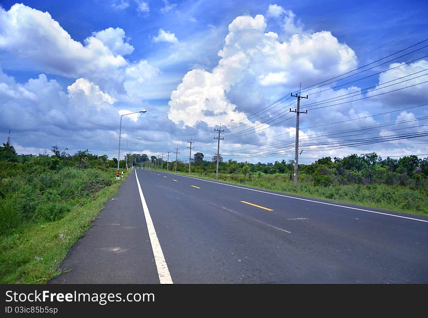 Road in Thailand