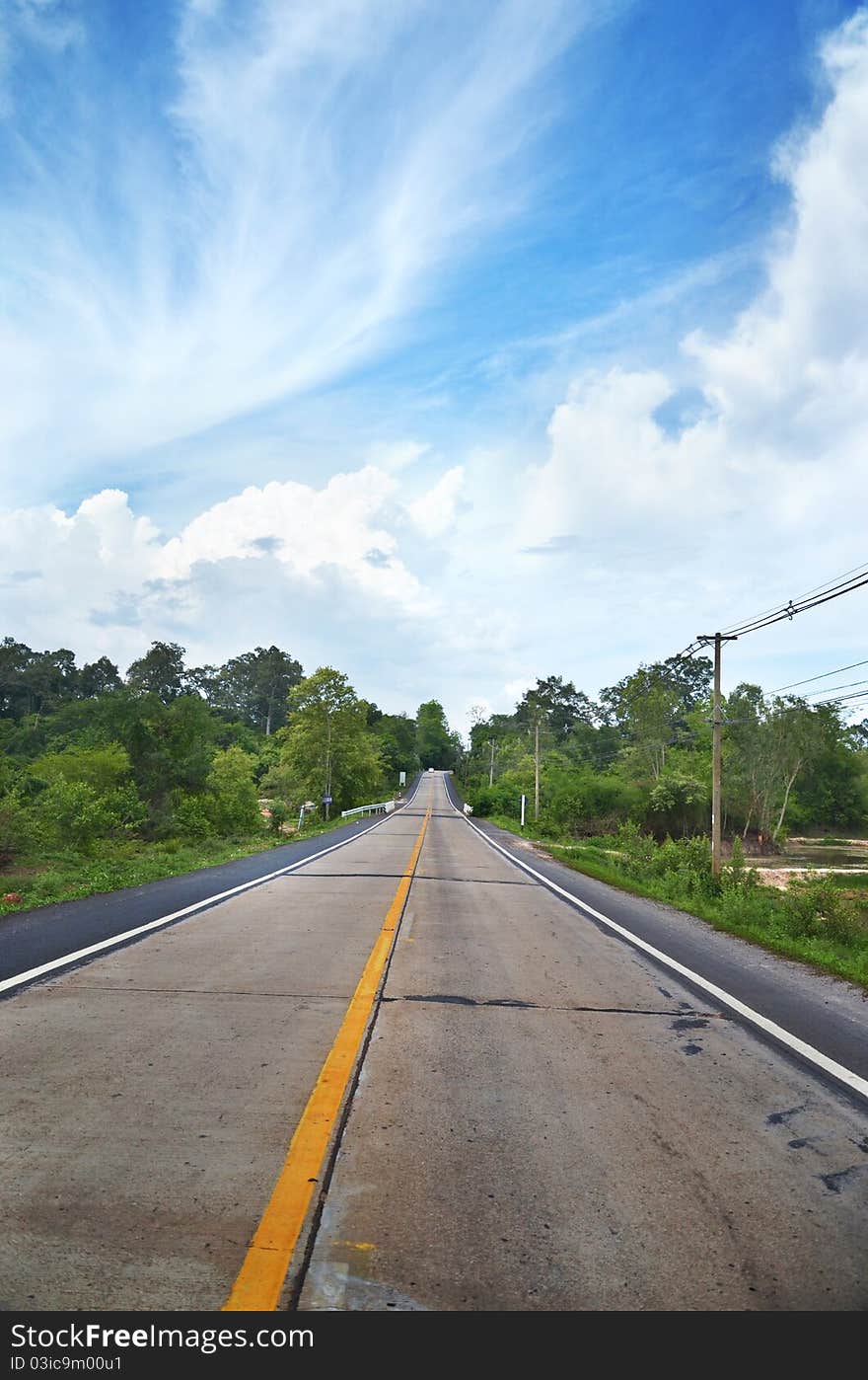 Road In Thailand