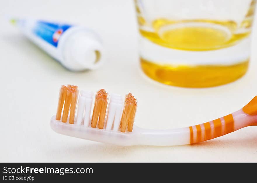 Amazing photo of a toothbrush in white background. Amazing photo of a toothbrush in white background