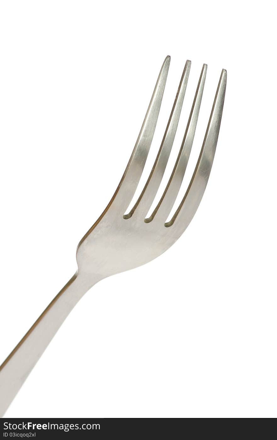 Dinner Fork isolated on white