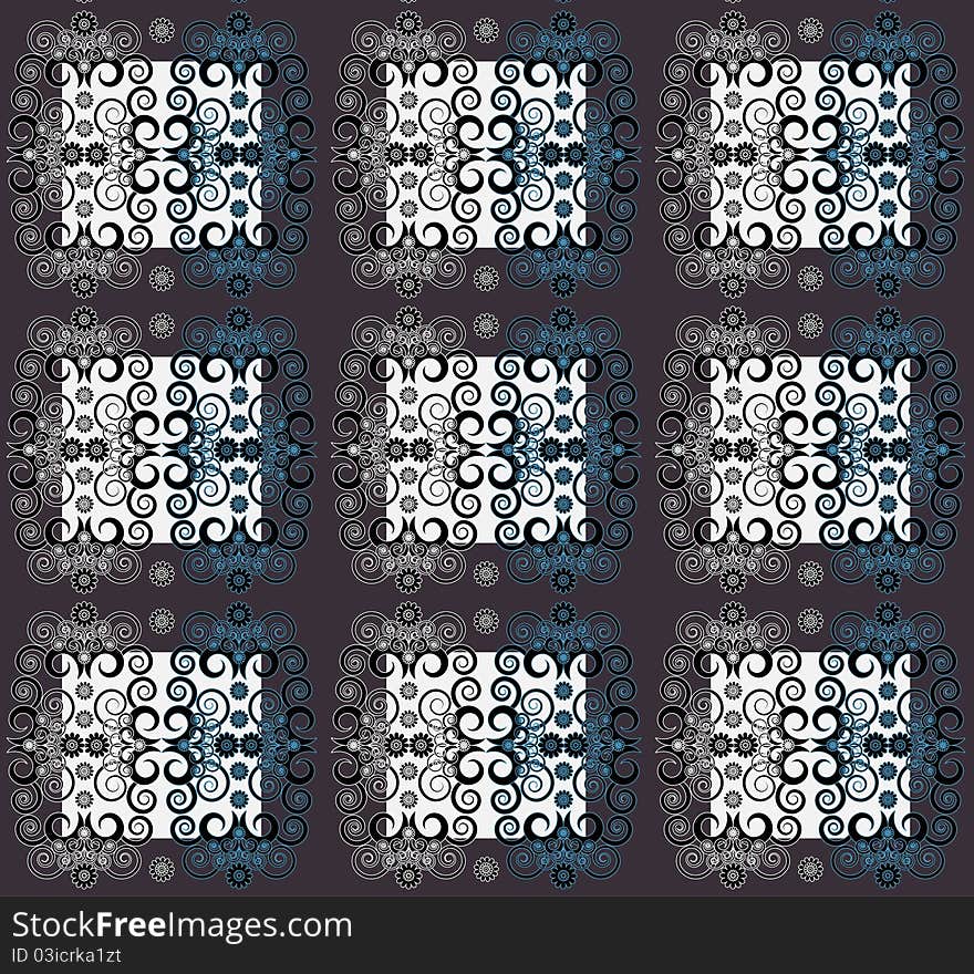 Pattern with flower seamless texture