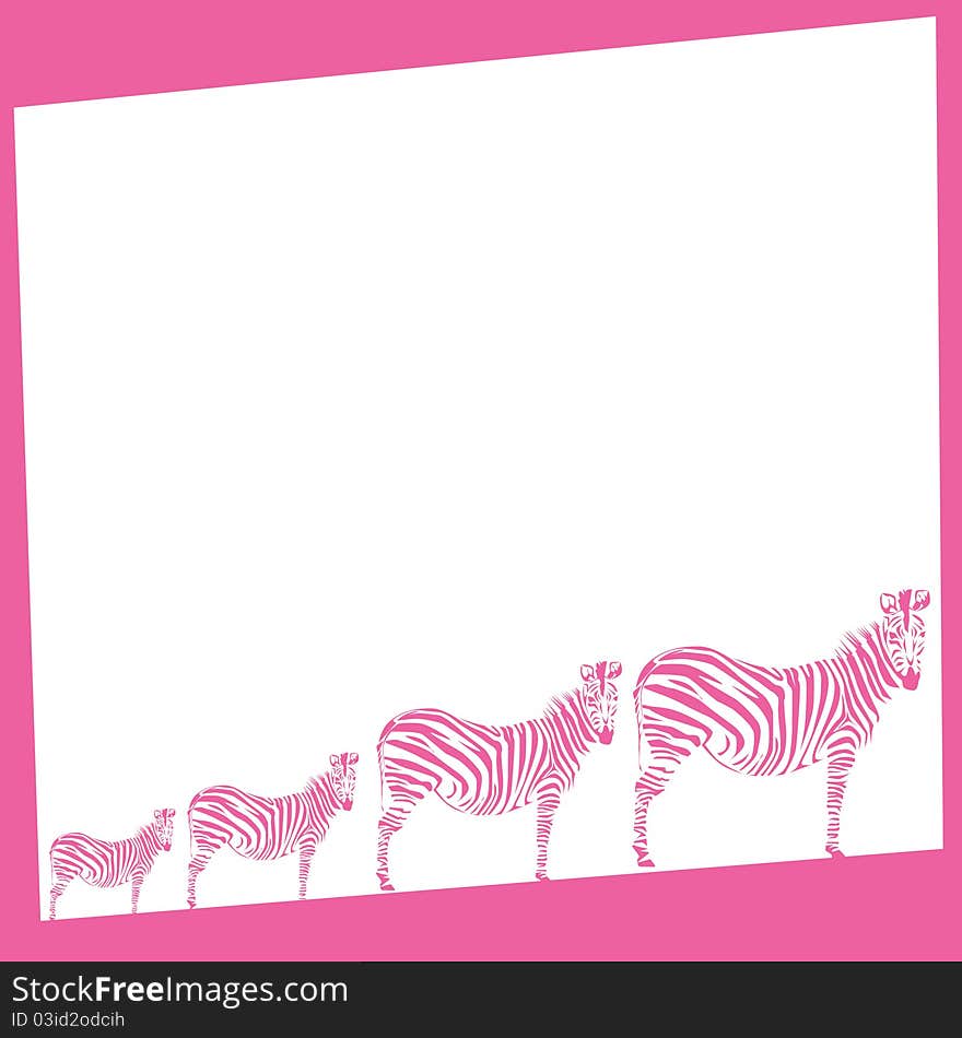 Drawing of a zebra