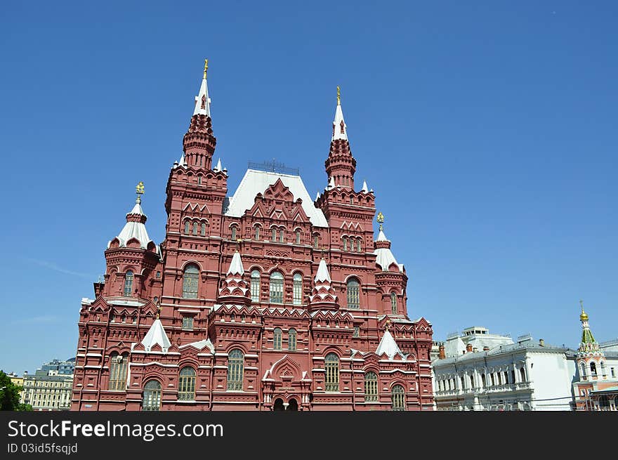 Historical Museum on Red Square, Moscow Kremlin