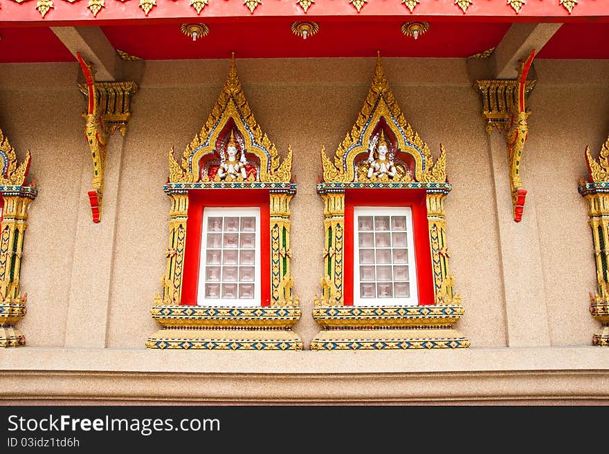 Art architecture temple Bangkok in Thailand. Art architecture temple Bangkok in Thailand