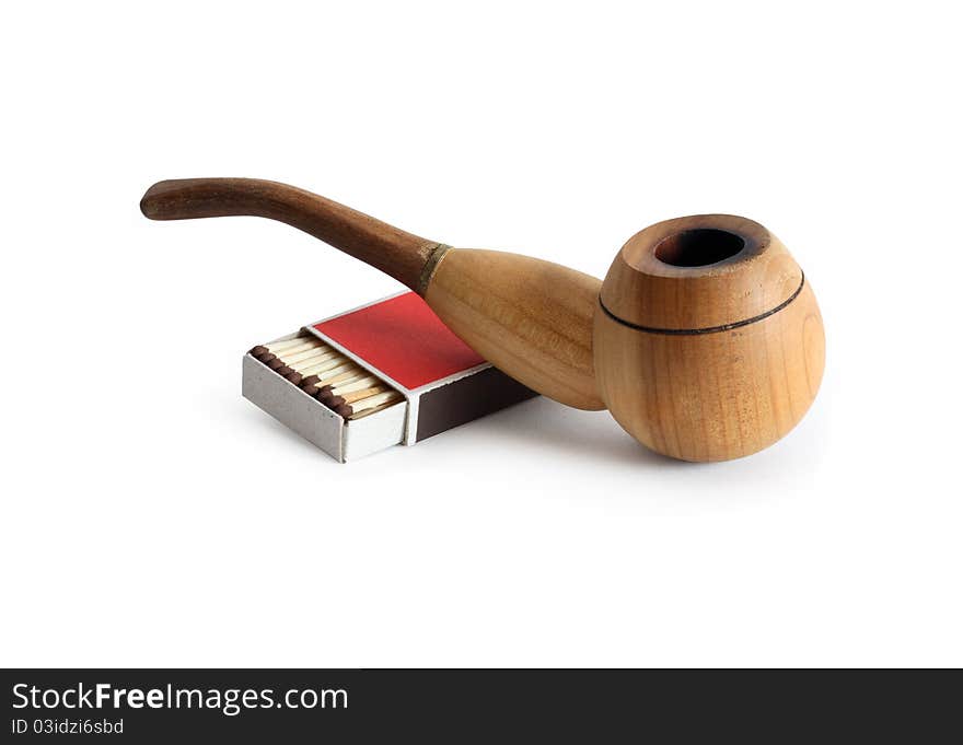 Tobacco Pipe And Matches