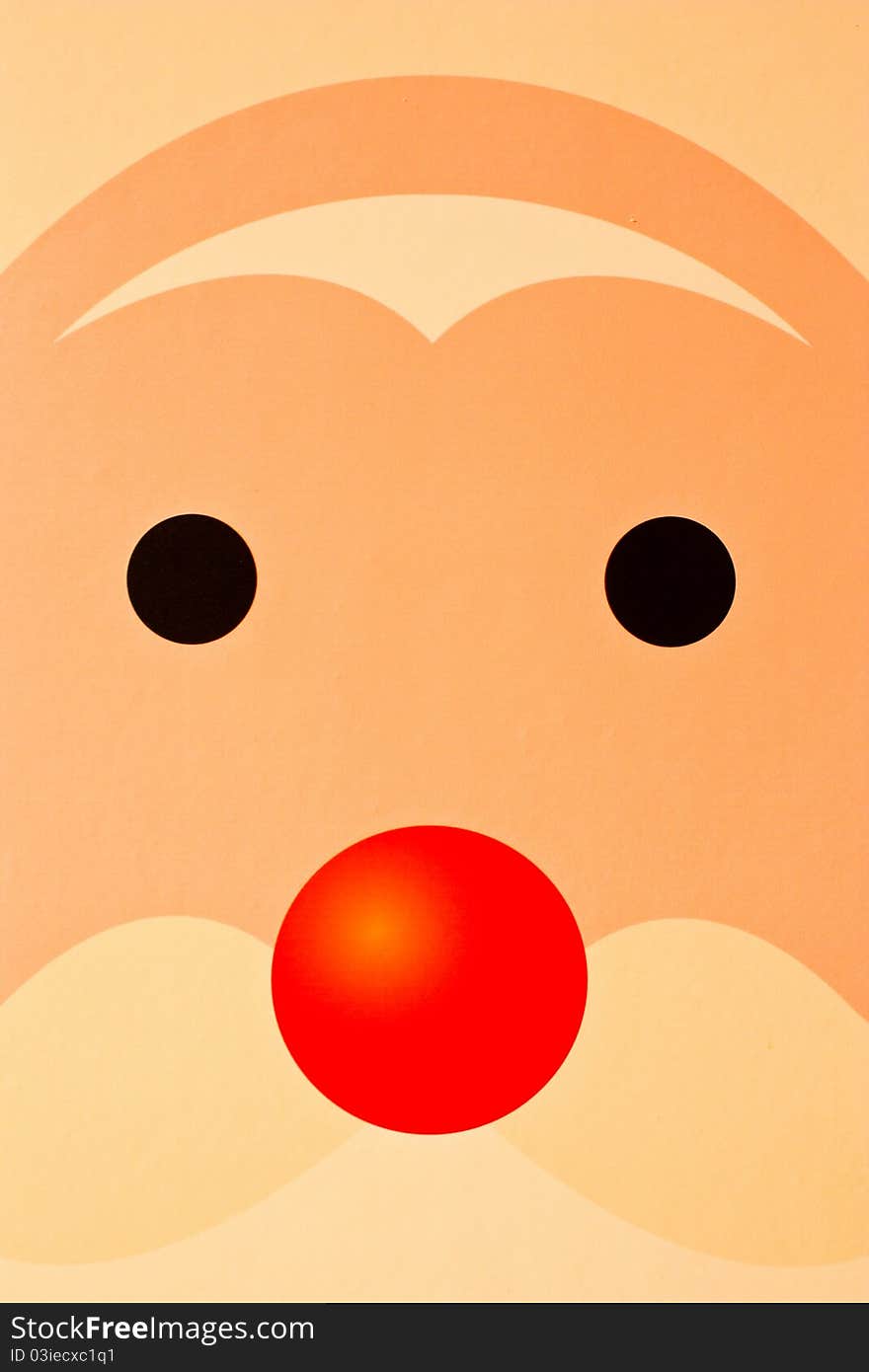 Close up to Santa Claus face. Close up to Santa Claus face.