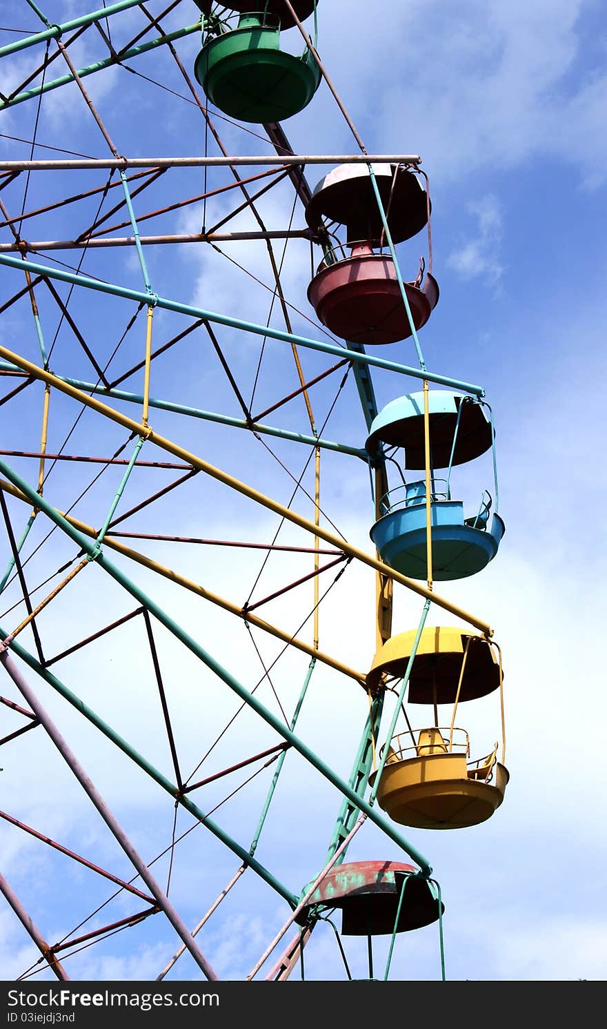 Observation wheel in the park