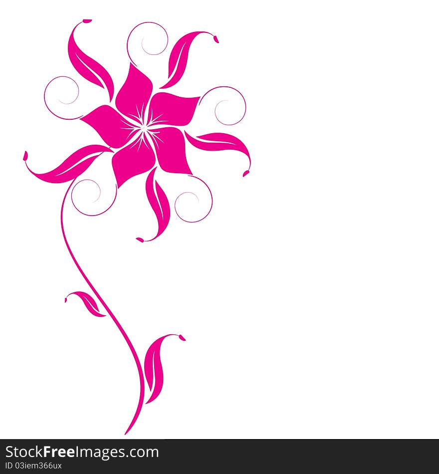 Abstract Flowers Background