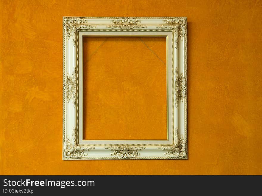 Antique ivory frame