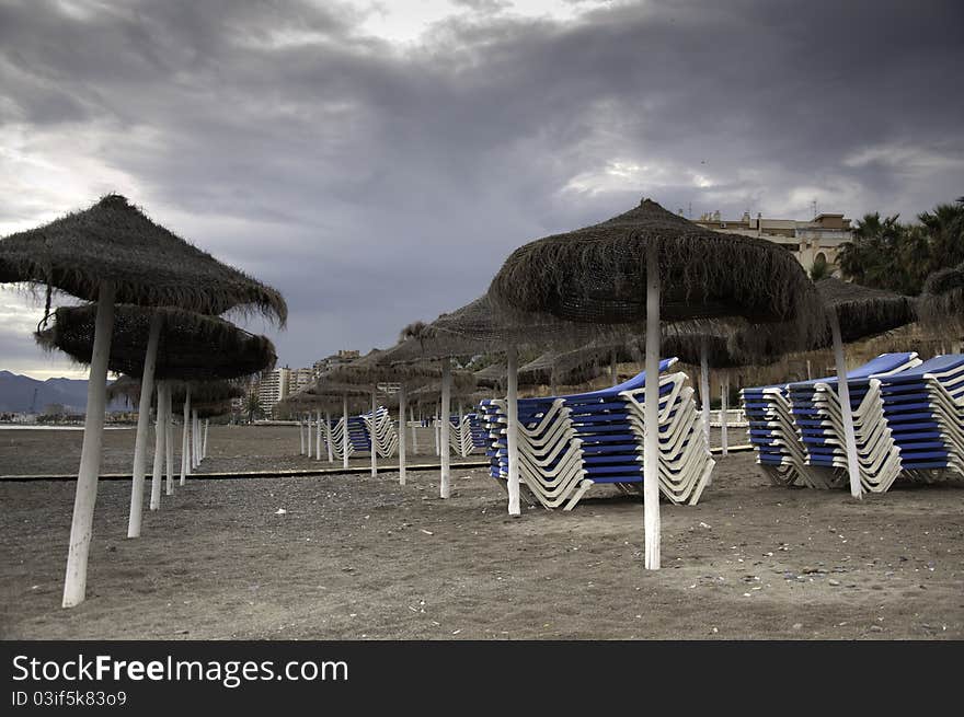 Parasols and Hammocks.