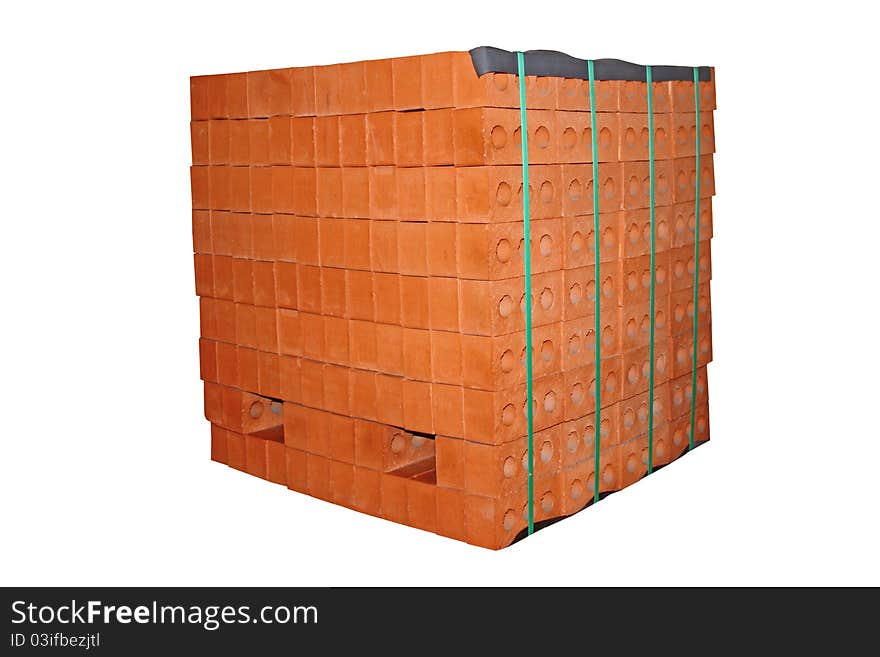 A Large Pack of Extruded Wirecut House Bricks.