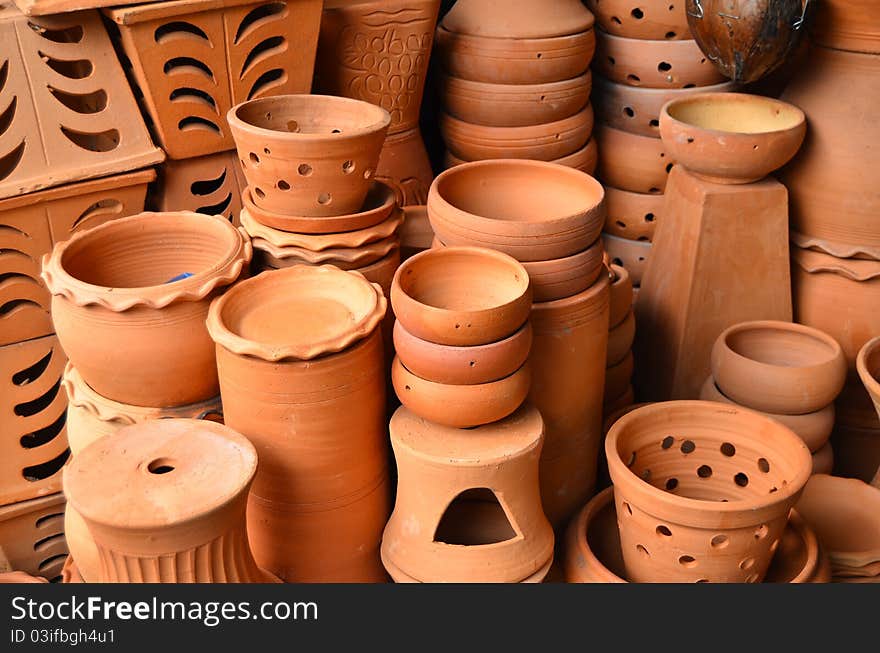 Brown Ceramic Pottery