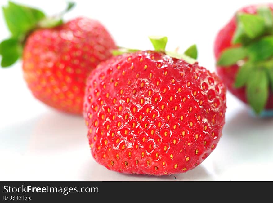 Close Up Of A  Strawberry