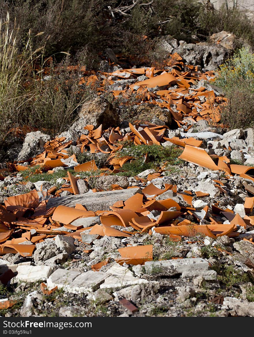 Fly Tipped Rubble