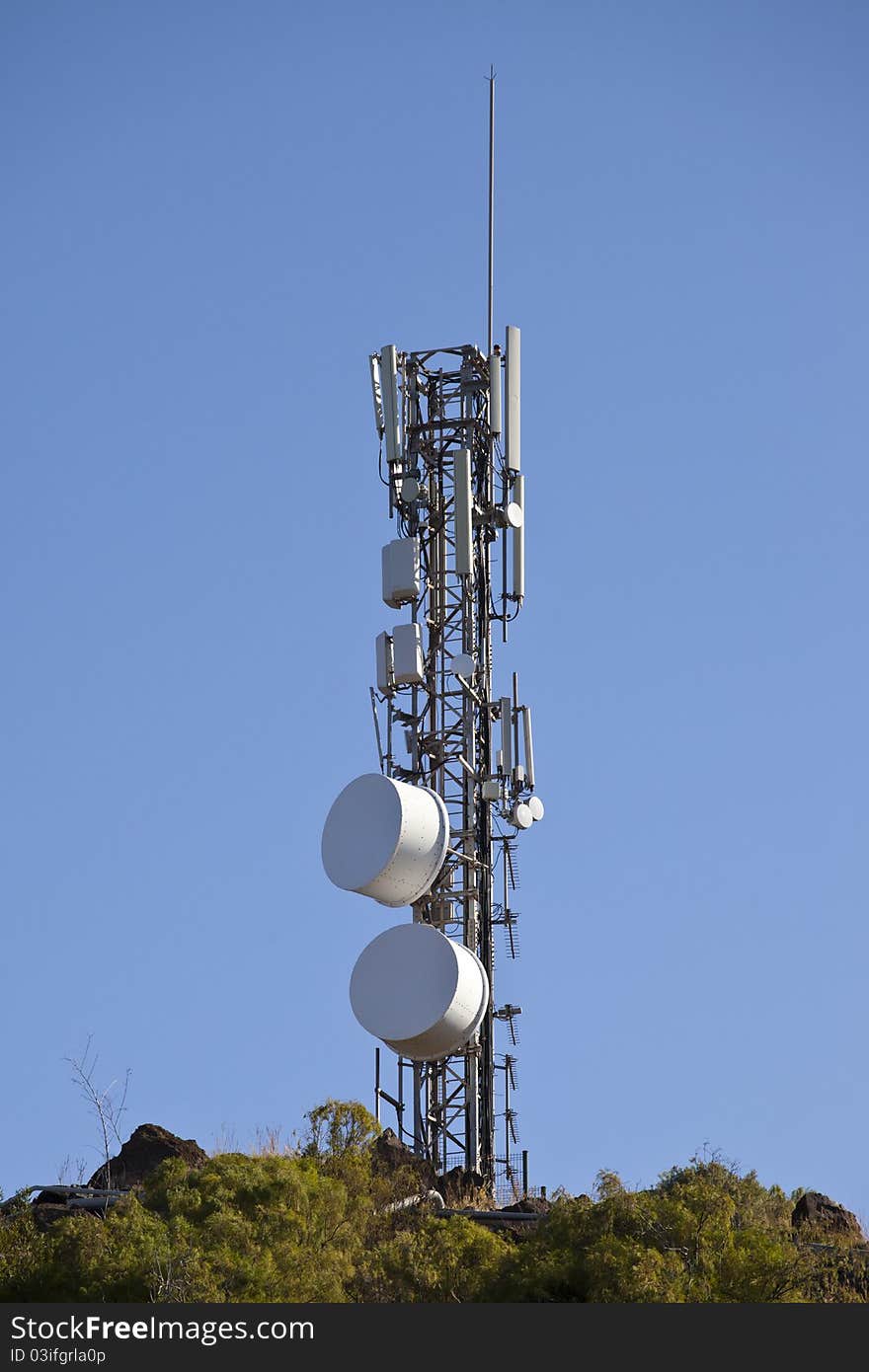 Microwave Communication Tower