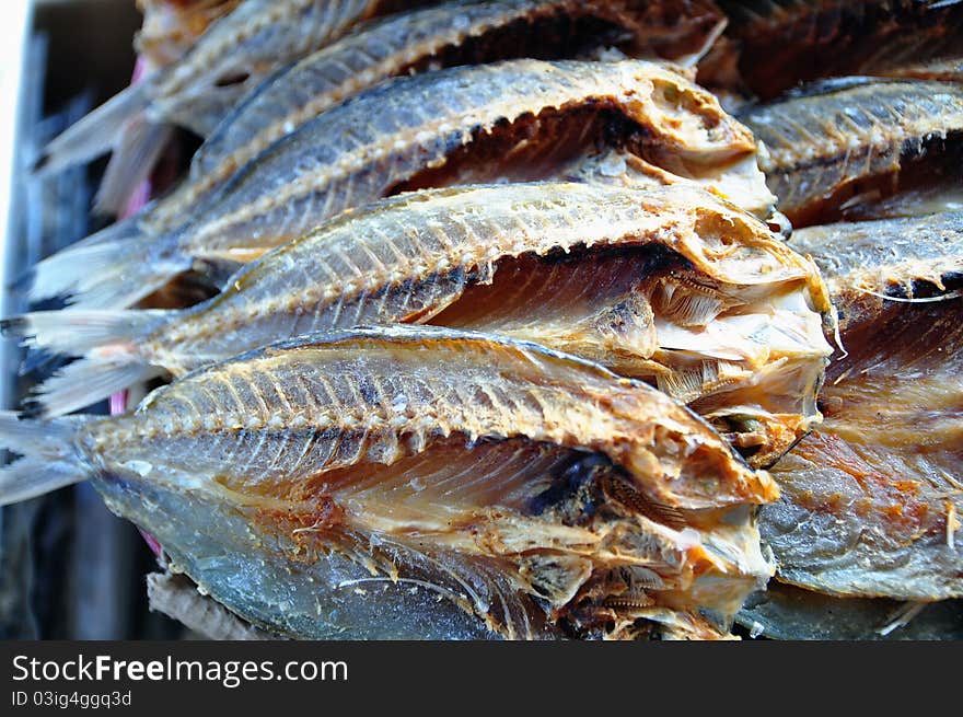 Photo of salted fish profile at Kota Kinabalu Salted Fish Marked, Sabah Malaysia. Photo of salted fish profile at Kota Kinabalu Salted Fish Marked, Sabah Malaysia.