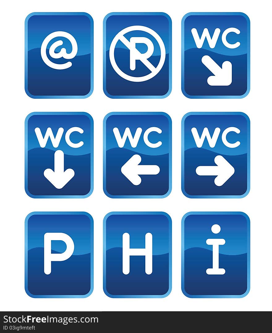 Set of icons and icons with symbols of the letters (04). Set of icons and icons with symbols of the letters (04)