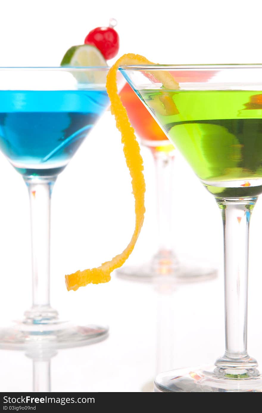 Summer Tropical Martini Cocktails With Vodka