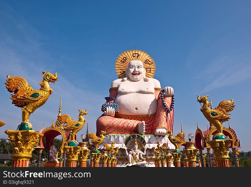 The sculpture of king Sang Ja e gum Science