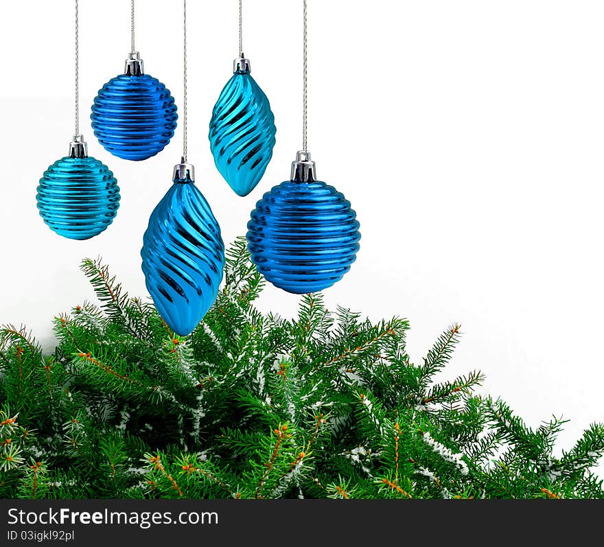 Blue Christmas Decoration