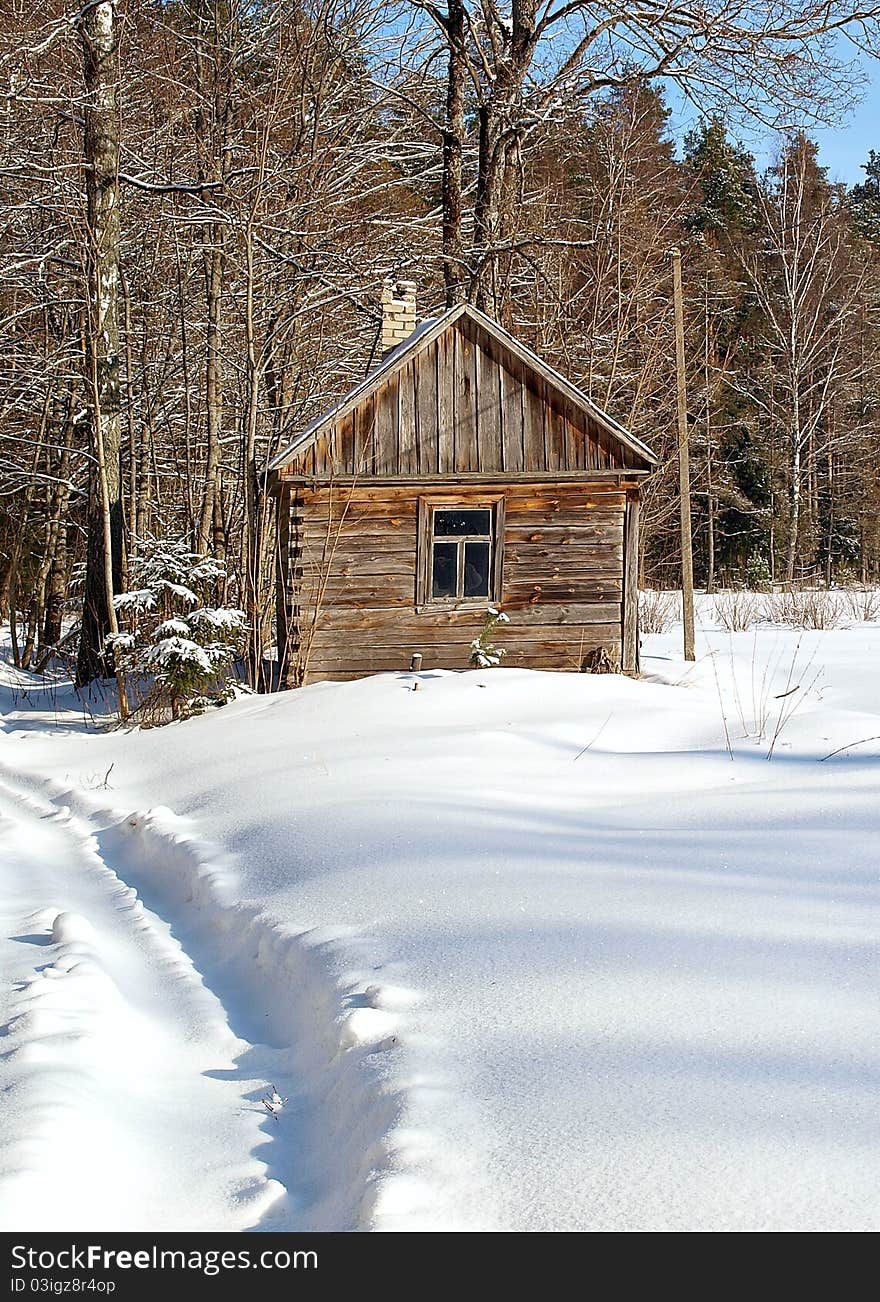 House in winter