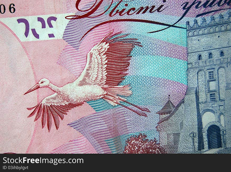 Modern Ukrainian money. Background for financial