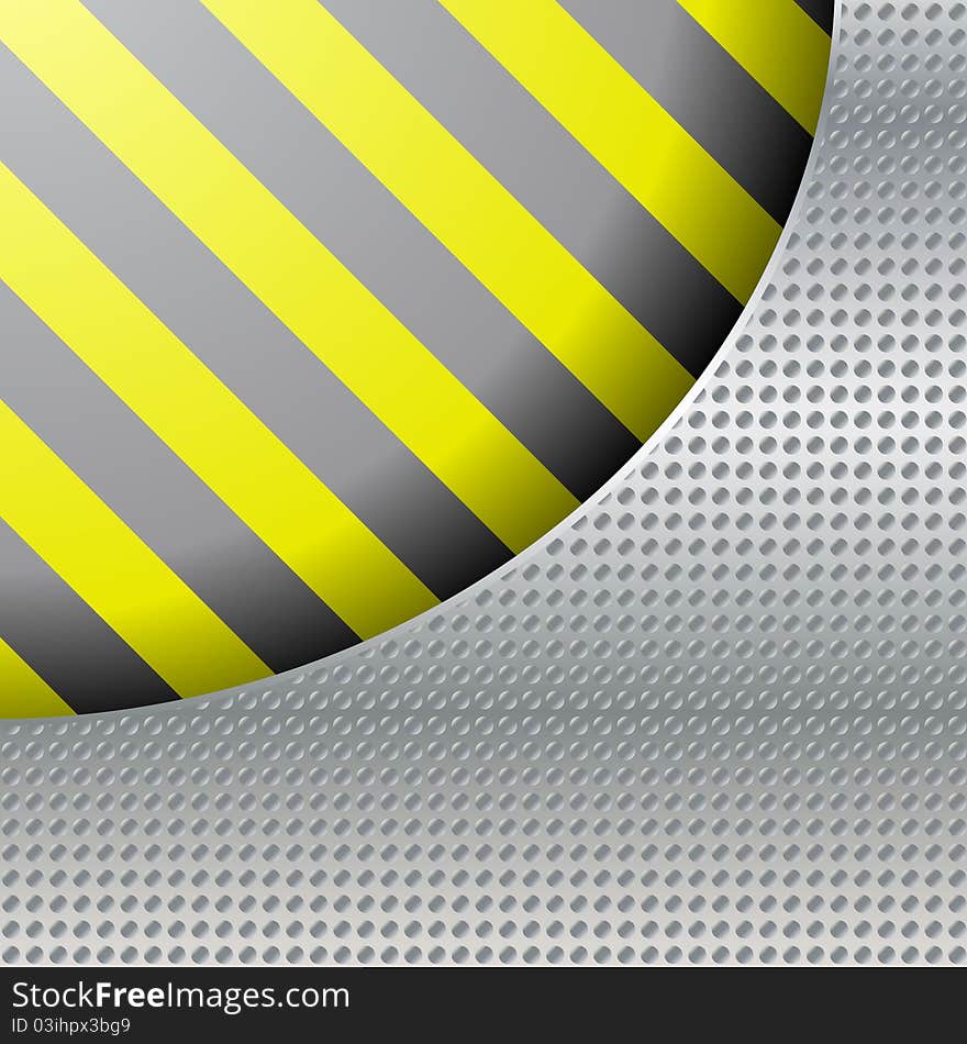 Abstract background with metal plate and stripes. Abstract background with metal plate and stripes