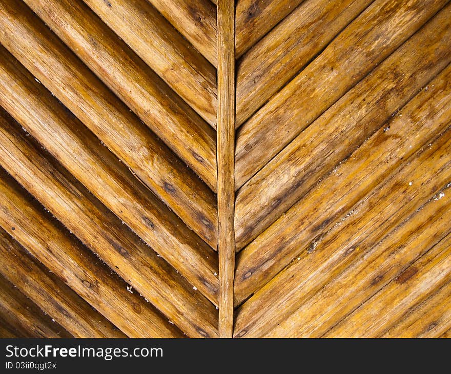 Small pieces of wood arranged together. Small pieces of wood arranged together