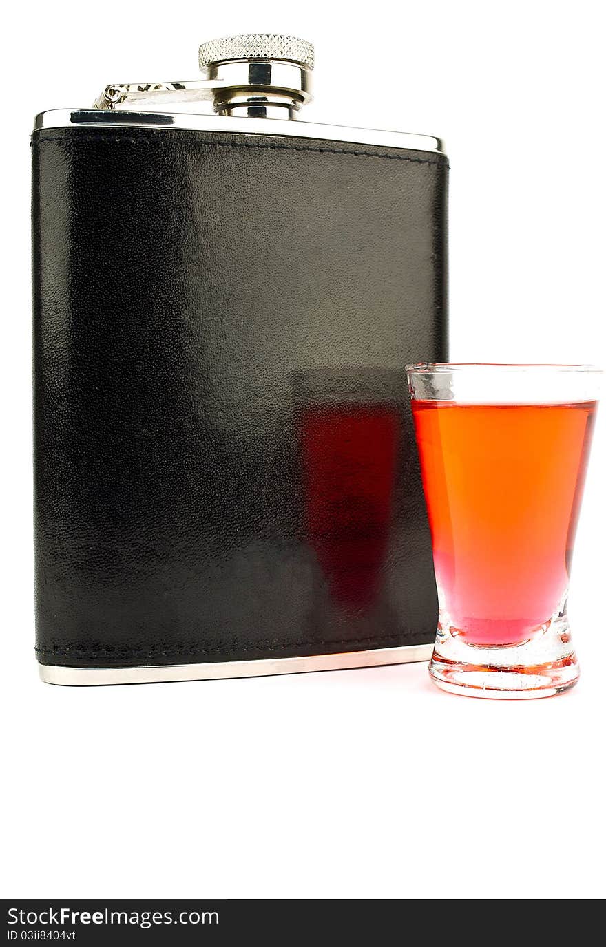 Flask and vodka