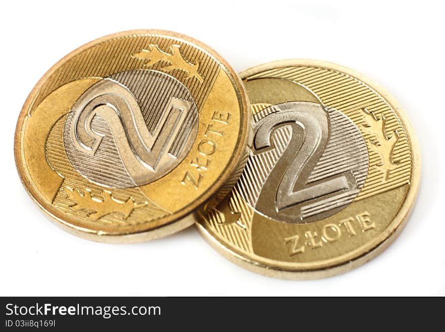 Two coins - Polish currency