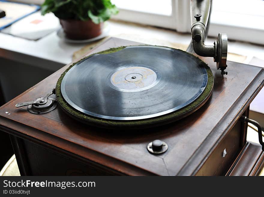 Vintage gramophone