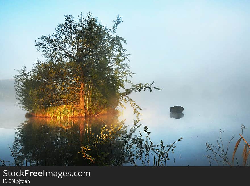 Photo of beautiful calm landscape. Photo of beautiful calm landscape