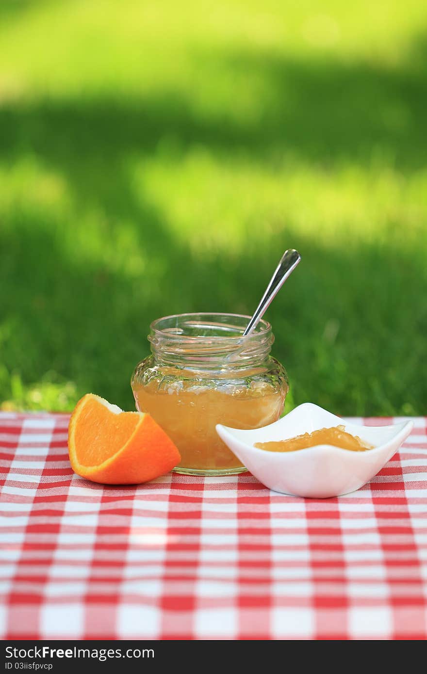 Jar Of Orange Jam